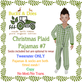 [Bucks & Does] Christmas plaid pajamas #7 - Tweenster