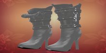 Biker Chick Boots *White