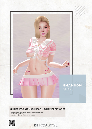 .HS. Shannon Shape For Genus BabyFace W001