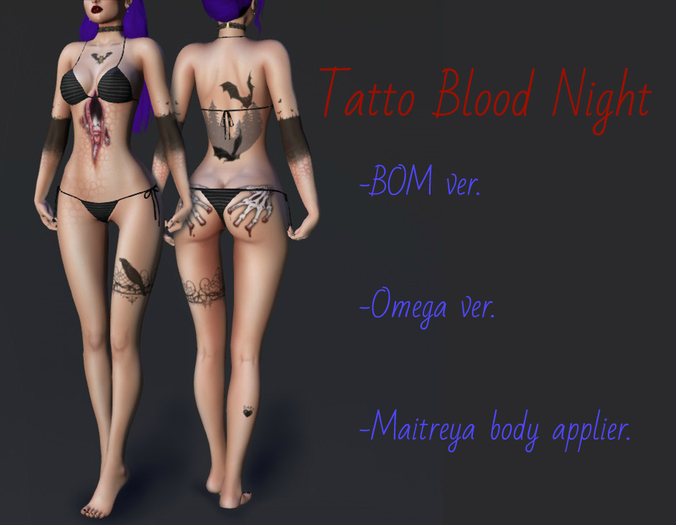 Tattoo BloodNigth BoM Omega Maitreya 