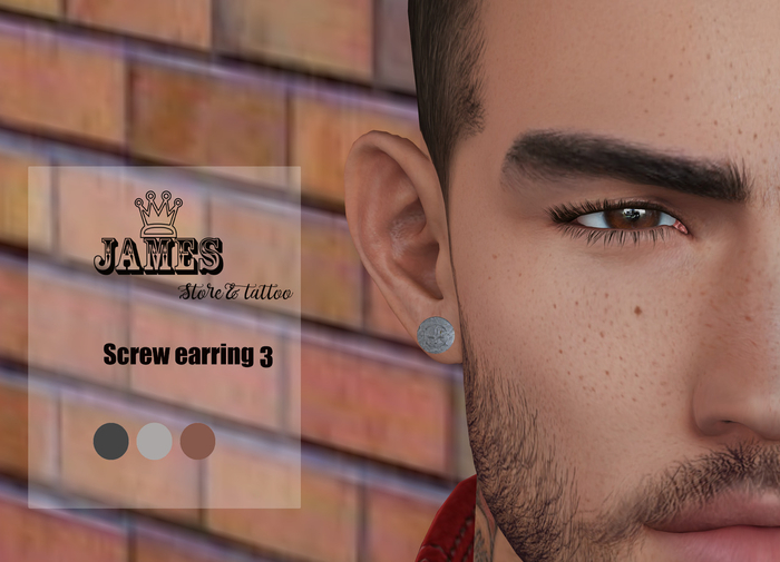 Earing Screw 3 .::James Store e Tatoo::.