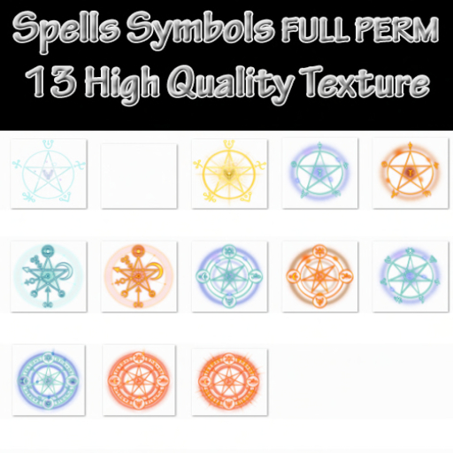 [FP] 13 Alpha texture Speels Symbols High quality textures with transparency speel symbol