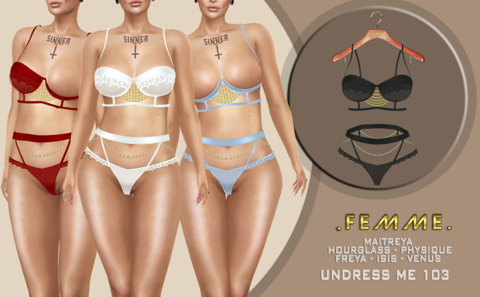 [FM] UNDRESS ME 103 BLACK 