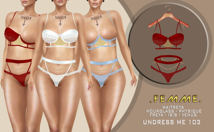 [FM] UNDRESS ME 103 RED 