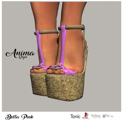AnimaStyle -SHOES BELLA PINK ADD MY