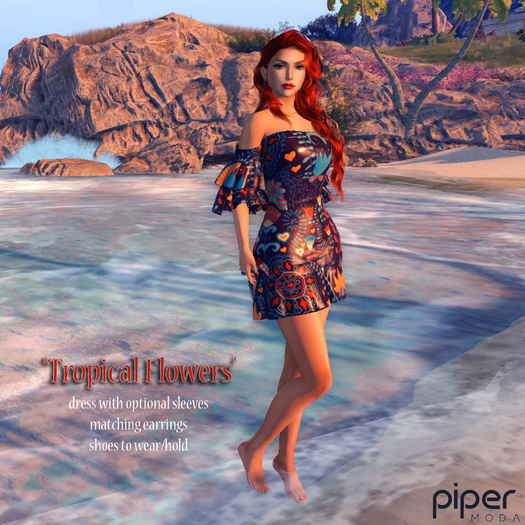Piper Moda 'Tropical Flowers' outfit