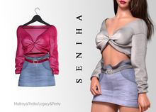 Seniha. Lidiane Set // Dark Pink