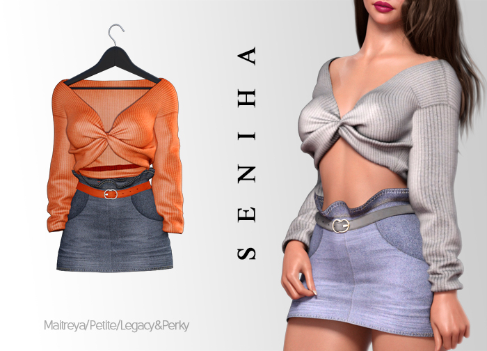 Seniha. Lidiane Set // Orange
