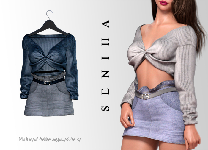 Seniha. Lidiane Set // Dark Blue