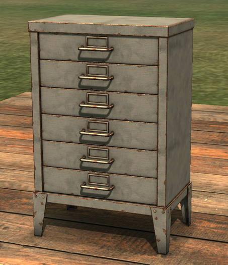 {Unflat Stuff} Retro office drawer