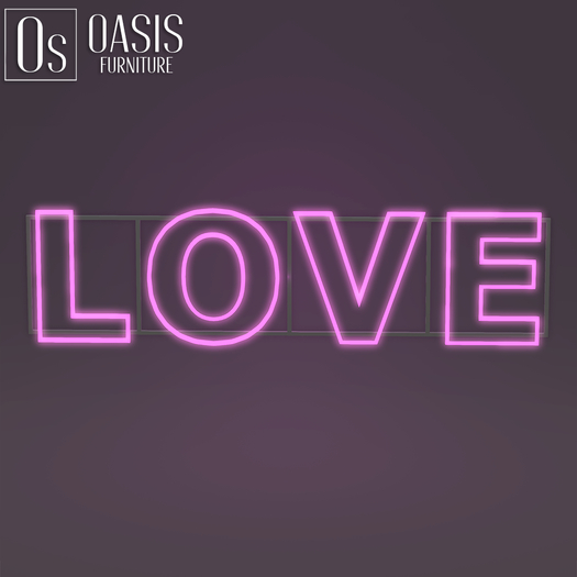 Oasis: "LOVE" Neon Sign (GIFT)