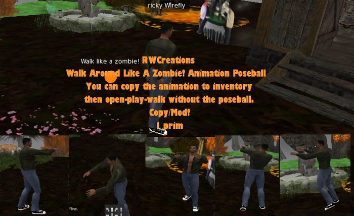 Walk Around Like A Zombie! Animation poseball (boxed)