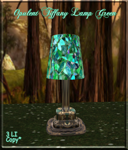 Opulent Tiffany-Lamp Green