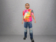 Men's Mesh Geometric T-Shirt #9