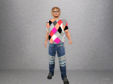 Men's Mesh Geometric T-Shirt #6