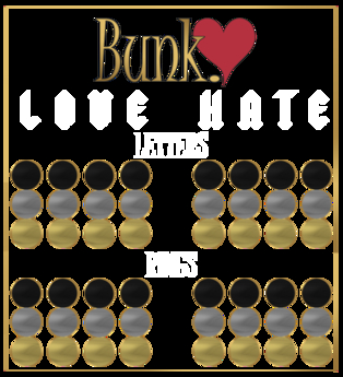 Second Life Marketplace - Bunk. LOVE/HATE Rings FATPACK