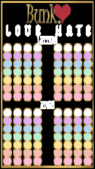 Second Life Marketplace - Bunk. LOVE/HATE Rings FATPACK