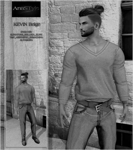 DEMO AnaSTyle - KEVIN Beige (WEAR)*