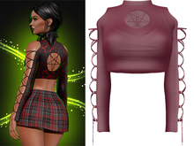 !PCP :: Arahnia Top [Cherry]