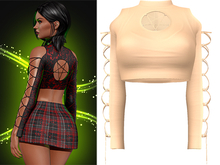 !PCP :: Arahnia Top [Beige]