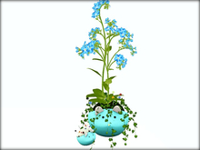 [AE] Garden Store. - Mouse Pin Cushion Flower Planter  Teal