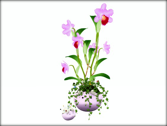 [AE] Garden Store.- Mouse Pin Cushion Flower Planter- Pink