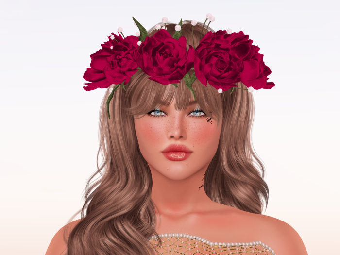 .ZADA, Roses Wreath Burgundy