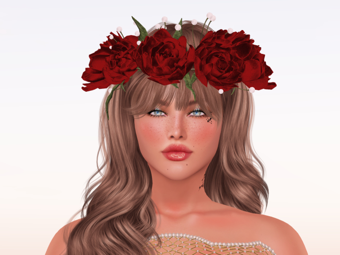 .ZADA, Roses Wreath Dark Red