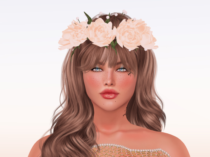 .ZADA, Roses Wreath Peach