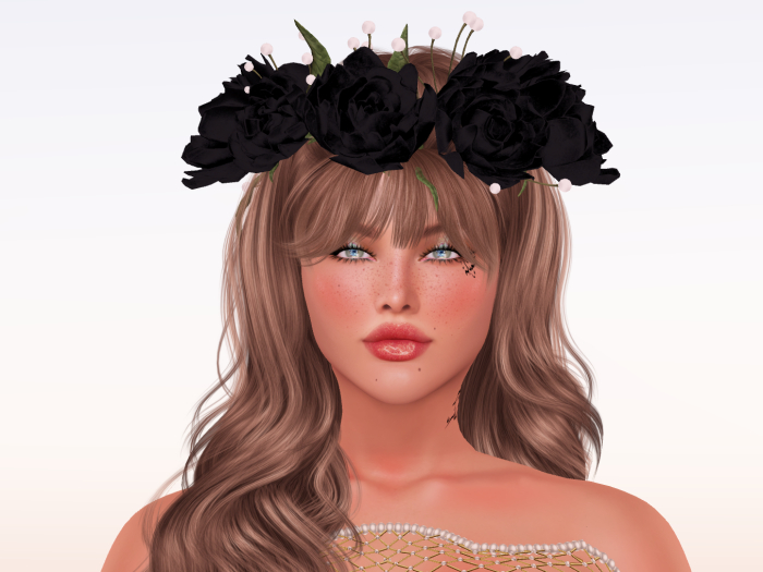 .ZADA, Roses Wreath Black V1