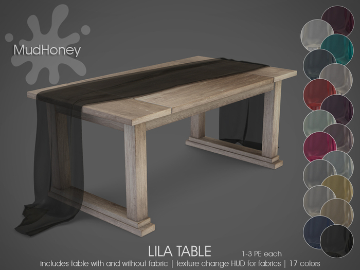 MudHoney Lila Table
