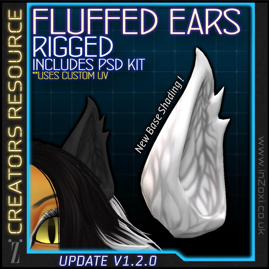 [inZoxi] - Fluffed Ears MODKIT with Applier System