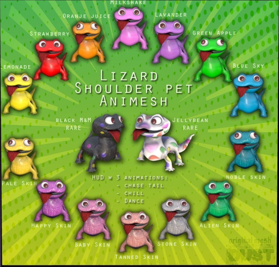 DUST: Animesh Shoulder Lizard -Orange Juice [BOX]