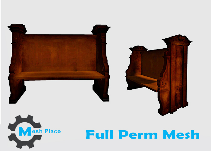 Mesh Place - Church Bench (add to unpack)
