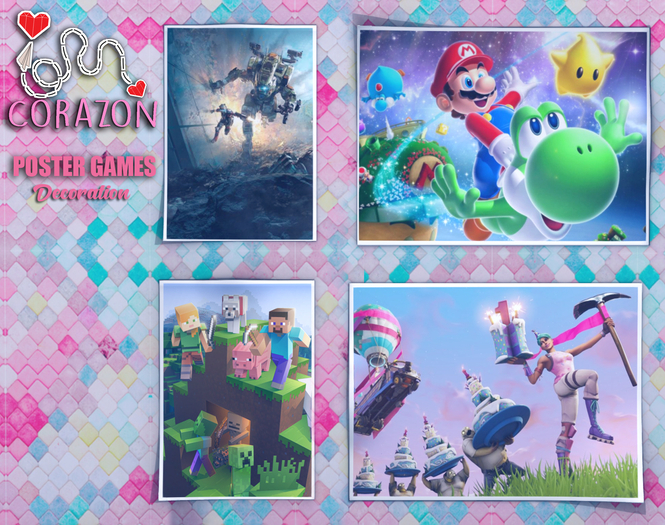 {Corazon} Wall Poster  Game