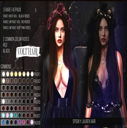 3.Volthair. Spooky Lauren Hair (BOX)-Rare3