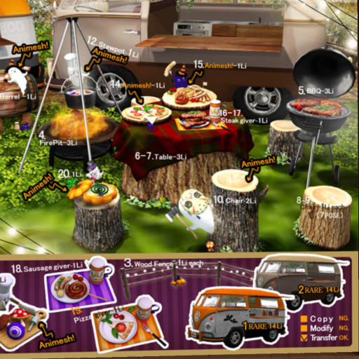 [LaFranG] Ghost Camping #01- Kitchen Car (Pumpkin)  RARE