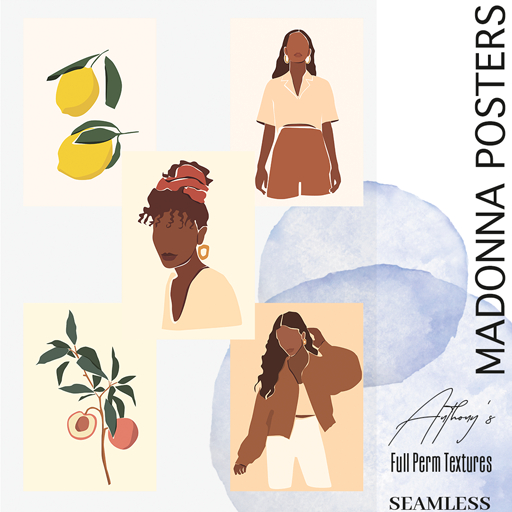 Anthony's Full Perm Textures - Madonna Poster Pack