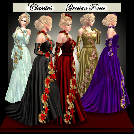 C&F Classic Grecian Roses Outfit Demo