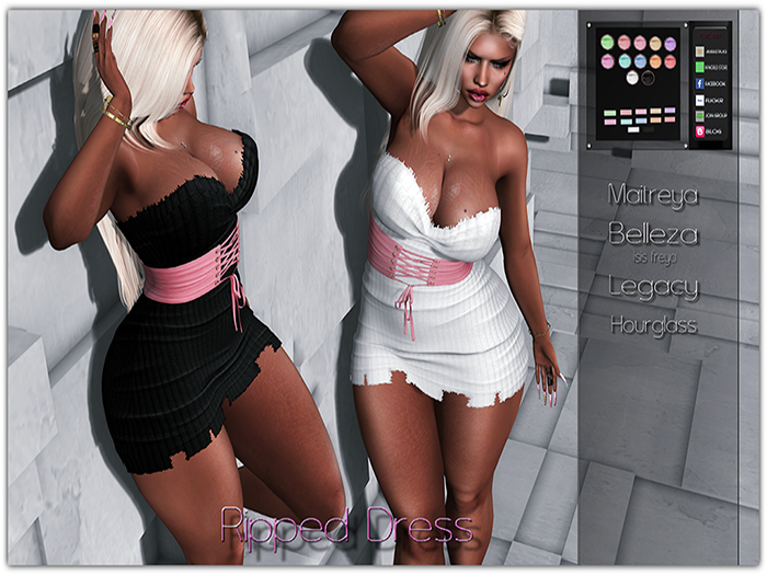 [TOXIC BISH] Ripped Dress @ HUD