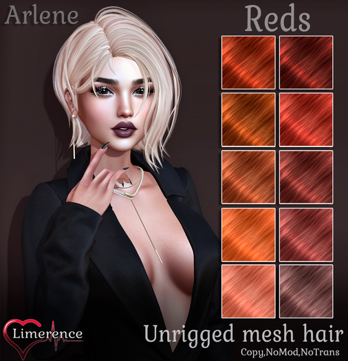 {Limerence} Arlene hair-Reds