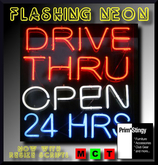 Prim*Stingy Neon - Drive Thru Open 24 Hrs