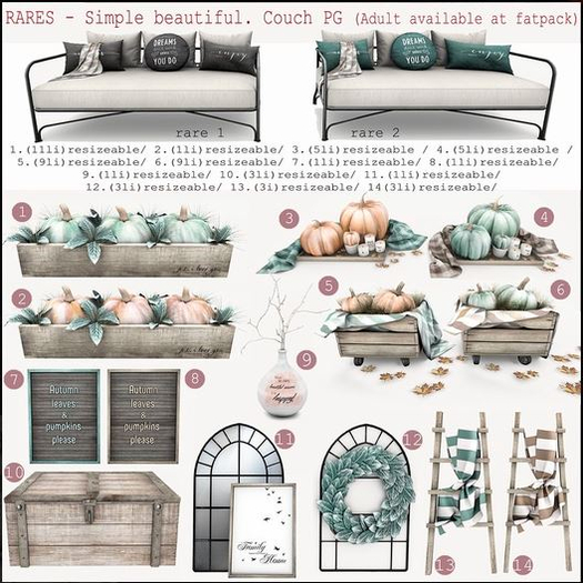 16. K&S - // Simple beautiful. Couch 2 PG RARE