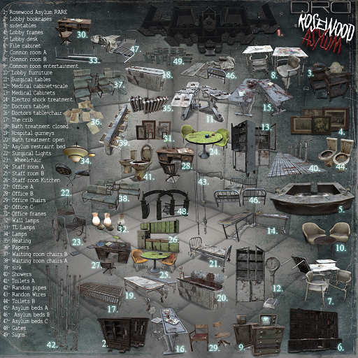 1-Asylum-Rosewood Asylum RARE