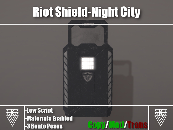 [Katz] Riot Shield-Cyberpunk