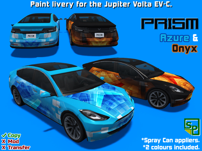 Volta Paint Applier - Prism Azure/Onyx