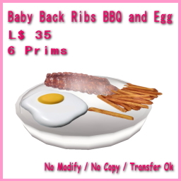 Baby Back Ribs BBQ and Egg