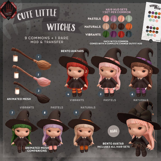 MishMish - Cute Little Witch Companion / Naturals [Boxed]