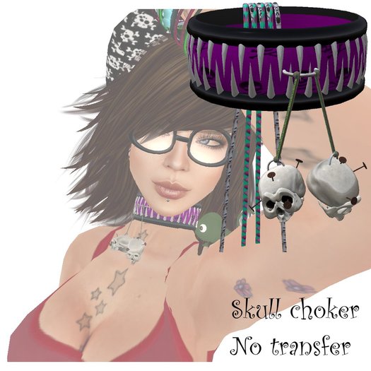 skull choker
