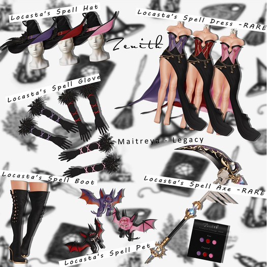 =Zenith= Locasta's Spell Hat(Pink)